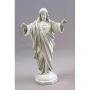 Sacred Heart Blessing Arms 37in. Lightweight Fiberglass Resin Indoor/Outdoor Statues