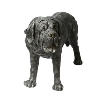 St. Bernard Dog for Frontdoor / Porch Steps standing 31"h Fiberglass Resin Indoor/Outdoor Garden Statue