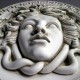 Medusa Plaque 8in. Fiberglass Indoor/Outdoor Garden Statue -  - F7274