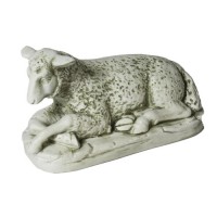 Sheep-Right Fiberglass Resin Indoor/Outdoor Garden