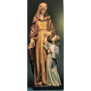 ST. ANNE AND CHILD 5' - Lightweight Fiberglass Resin Indoor/Outdoor Church Statuary