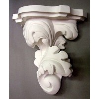 Florentine Bracket 16in. (Large) Fiberglass Resin Outdoor Wall Art