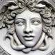 Medusa Plaque 8in. Fiberglass Indoor/Outdoor Garden Statue -  - F7274
