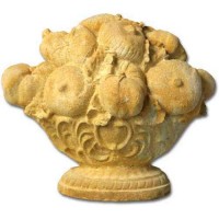 Oval Fruit Basket 9in. Fiberglass Resin Indoor/Outdoor Garden