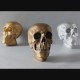 Skull 8in. High Fiberglass Indoor/Outdoor Garden -  - F113