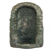Grotto Of Stone 23in. - Lightweight Fiberglass Resin - Indoor/Outdoor Statue