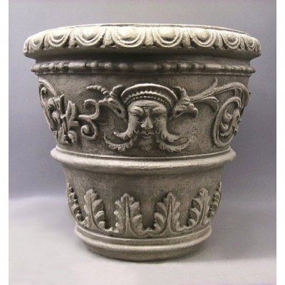 Greenman Florentine Flower Pot 21in. - Fiberglass - Statue -  - F9550