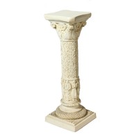 Nine Muses 32in.  Lightweight Fiberglass Resin Indoor/Outdoor Garden Pedestal