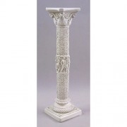 Nine Muses Pedestal 42in. High  Lightweight Fiberglass Resin Indoor/Outdoor Garden