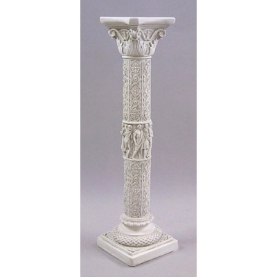 Nine Muses Pedestal 42in. High  Fiberglass Indoor/Outdoor Garden -  - F68769