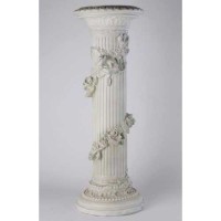 Garland English Stand Pedestal Statue Display Base/Riser 40in. - Lightweight Lightweight Fiberglass Resin