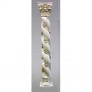Twisted Rose Stand Pedestal Statue Display Base/Riser 84in. Lightweight Lightweight Fiberglass Resin
