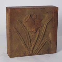 Daffodil Tile - Fiberglass Resin - Indoor/Outdoor Statue/Sculpture