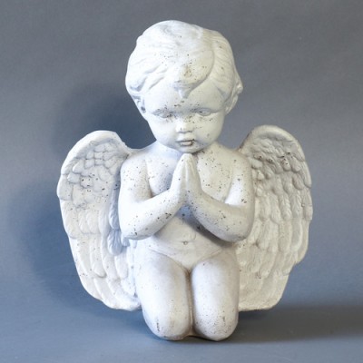 Little Prayer Fiber Stone Resin Indoor/Outdoor Garden Statue/Sculpture -  - FS564700