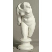 Female Torso Standing - Fiberglass Resin - Indoor/Outdoor Statue