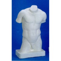 Torso Of Discusthrower 34 H Fiberglass Resin Indoor/Outdoor Garden Statue