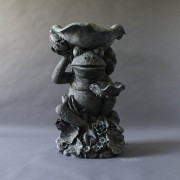 Frog Table Fiberglass Resin Indoor/Outdoor Garden Statue