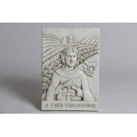 St Martin Plaque - Lightweight Fiberglass Resin Indoor/Outdoor Garden