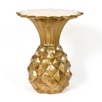 Pineapple Stand 26" - Fiberglass Resin Indoor/Outdoor Garden Statue