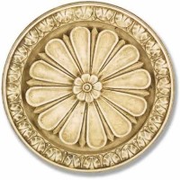Abbott Medallion (Round 15in) Fiberglass Resin Indoor/Outdoor Garden