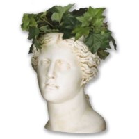 Venus Head Planter 14in. Fiberglass Resin Indoor/Outdoor Garden / Patio