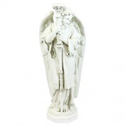 Majestic Guardian Angel - Right Facing 52 In. - Lightweight Fiberglass Resin - Statue