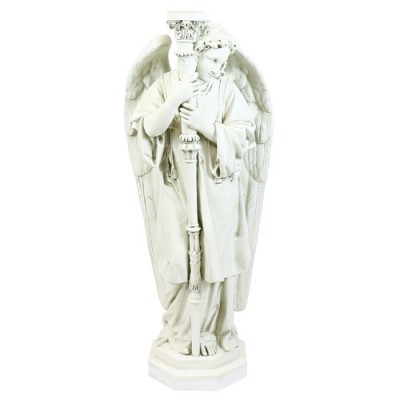 Majestic Guardian Angel - R 52 In. - Fiberglass Resin - Statue -  - F68439R