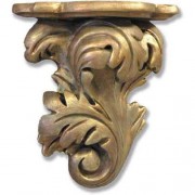 Florentine Bracket - Left 13in. - Fiberglass Resin - Outdoor Statue