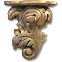 Florentine Bracket - Left 13in. - Fiberglass Resin - Outdoor Statue
