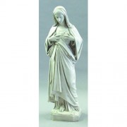 Mary Of The Seven Sorrows 49in. High Lightweight Fiberglass Resin Indoor/Outdoor Garden