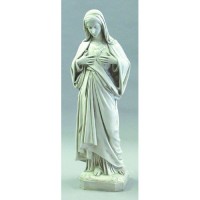 Mary Of The Seven Sorrows 49in. High Lightweight Fiberglass Resin Indoor/Outdoor Garden