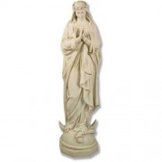 Immaculate Conception 54in. Mary - Lightweight Fiberglass Resin - Outdoor Church Statue Immaculate Conception 54in. Mary - Lightweight Fiberglass Resin - Outdoor Church Statue