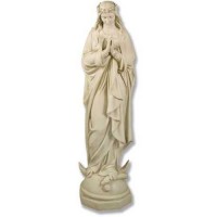 Immaculate Conception 54in. Mary - Lightweight Fiberglass Resin - Outdoor Church Statue