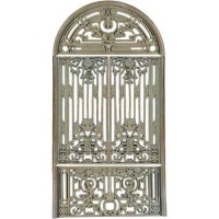 Heavy Ornate Gate Grating - Fiberglass Resin - Indoor/Outdoor Statue