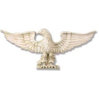 War Eagle 39in. Wide - Fiberglass Resin - Indoor/Outdoor Garden Statue