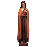 Saint Theresa 60in. High - Lightweight Fiberglass Resin - Indoor/Outdoor Statue