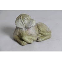 Hunter Pup Fiberglass Resin Indoor/Outdoor Garden Statue/Sculpture