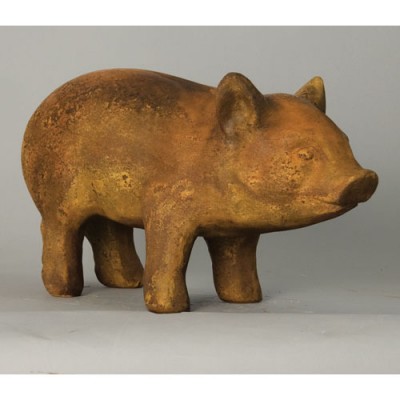 Piglet 12in. - Fiber Stone Resin - Indoor/Outdoor Statue/Sculpture -  - FS7832