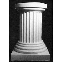 Short Common Column 28in. - Fiberglass Resin - Indoor/Outdoor Statue