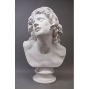 Slave Bust 32in. Fiberglass Resin Indoor/Outdoor Garden