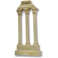Ruin Column Straight Fiberglass Resin Indoor/Outdoor Statue/Sculpture
