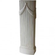 Hungford Pillar 37in. - Lightweight Fiberglass Resin - Indoor/Outdoor Statue