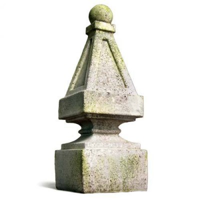 Wilson Finial - Fiber Stone Resin - Indoor/Outdoor Statue/Sculpture -  - FS8589