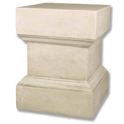 Weathered Square Riser Stand Pedestal Statue Base 20 In. - Fiberglass - - F9588-20 Weathered Square Riser Stand Pedestal Statue Base 20 In. - Fiberglass - - F9588-20
