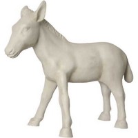 Donkey For Cart 22in. - Fiberglass Resin - Indoor/Outdoor Statue
