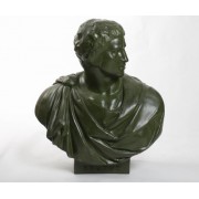 Brutus Robed Bust 33in. Fiberglass Resin Indoor/Outdoor Garden Sculpture