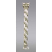 Twisted Rose Stand Pedestal Statue Display Base/Riser 96in. Lightweight Lightweight Fiberglass Resin