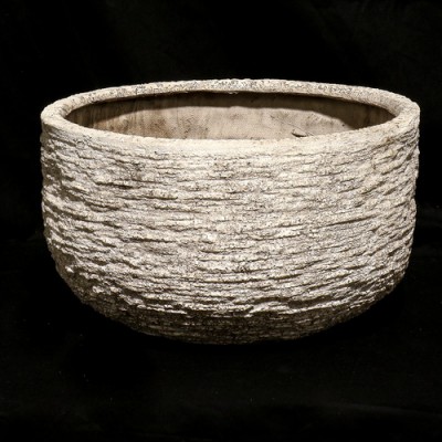 Harden Pot Medium 9.5in. B Fiber Stone Resin Indoor/Outdoor Statue -  - FS62048B