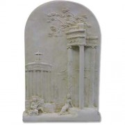 Moonlight Song Left Or Right Fiberglass Resin Outdoor Wall Mount Statue