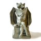 Dragon with Book Fiber Stone Resin Indoor/Outdoor Statuary -  - FS9209